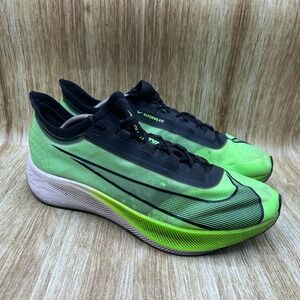 Nike Zoom Fly 3 Men's Size 11.5 Electric Green Running Shoes Sneakers AT8240-300
